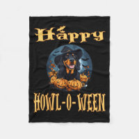 Black And Tan Coonhound Dog Whitch Hat Halloween