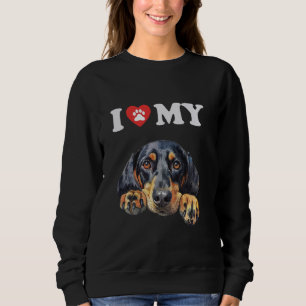 Black and Tan Coonhound If I Can't Bring My Dog Im Sweatshirt