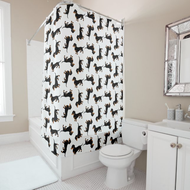 Black and Tan Dachshund Pattern (In Situ)