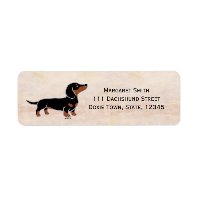 Black and Tan Dachshund Posing (Front)