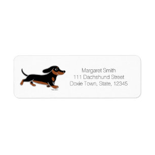 Black and Tan Dachshund Running