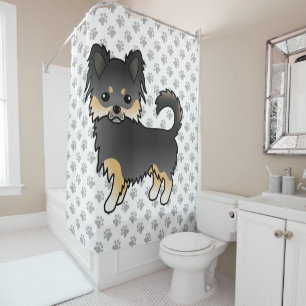 Black And Tan Long Coat Chihuahua Cute Dog & Paws