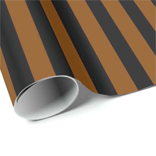 Black and Tan Wrapping Paper (Roll Corner)