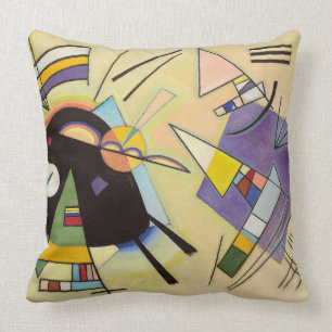 Black and Violet by Wassily Kandinsky Throw Pillow