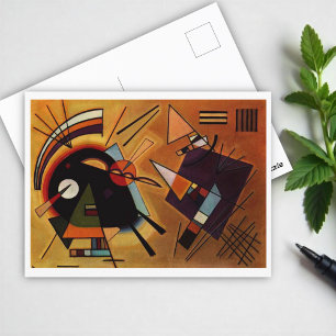 Black and Violet, Kandinsky, 1923   Postcard