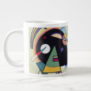 Black and Violet - Kandinsky  Large Coffee Mug