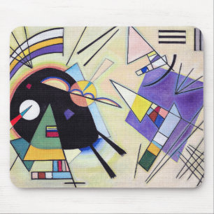 Black and Violet - Kandinsky Mouse Pad