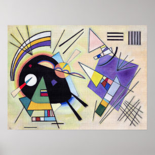 Black and Violet - Wassily Kandinsky Modern Art Poster