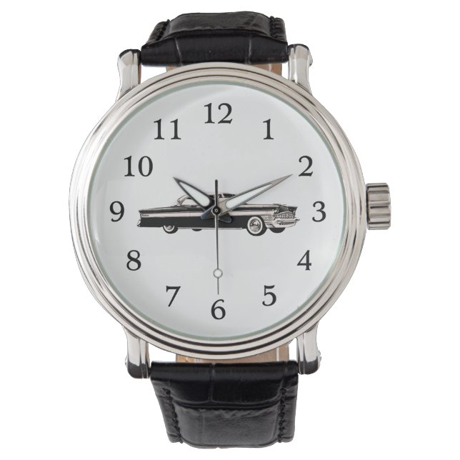 Black and White 1956 Packard Clipper Watch (Front)