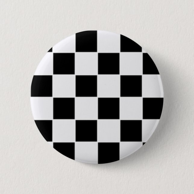 Black and white 2 inch round button (Front)