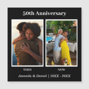 Black and White 2 Photo Collage Anniversary