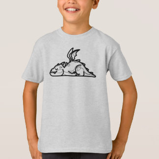 BLACK AND WHITE #50 - Sleeping Dragon T-Shirt
