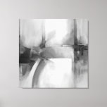 Black And White Abstract Art Elegant Painting Canvas Print<br><div class="desc">Black And White Abstract Art Elegant Acrlylic Painting Modern High Quality Canvas Print.</div>