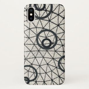 Black and White Abstract Circles Case-Mate iPhone Case