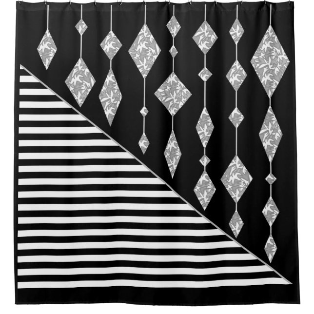 Black and white, abstract, geometric, simple, Scan (Front)