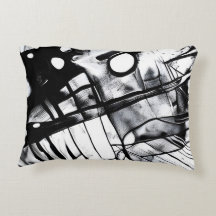 Black and White Abstract Home Throw