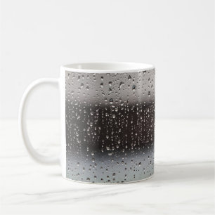 Black and white abstract painting coffee mug