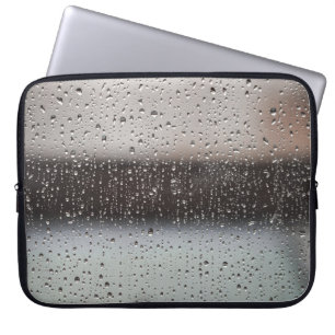 Black and white abstract painting laptop sleeve