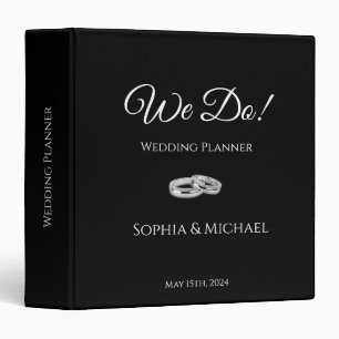 Black and White Affair- Wedding-Planner Binder