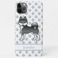 Black And White Alaskan Klee Kai Cute Dog & Name