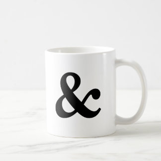 Black and White Ampersand Mug