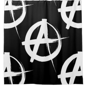 black and white anarchy symbol