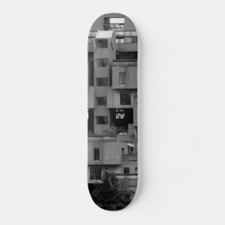 Black and White Architectural Skateboard