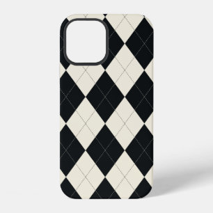 Black and White Argyle Universal iPhone 4 Case