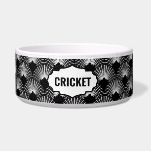 Black and white Art Deco Pattern Monogram