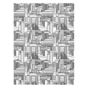 Black and White Art Deco Tablecloth