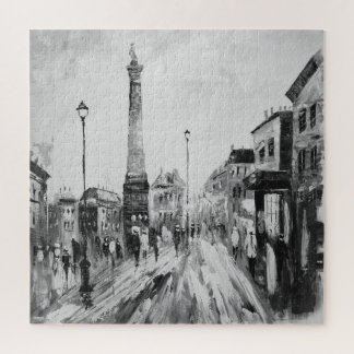 Black and white artistic paintings. jigsaw puzzle