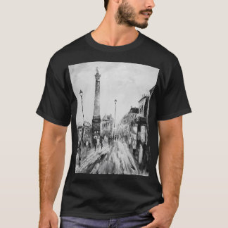 Black and white artistic paintings. T-Shirt
