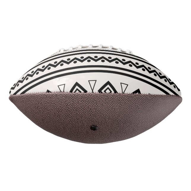 Black And White Aztec Football (Rotated 270)