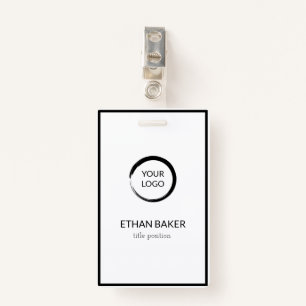 Black And White Badge