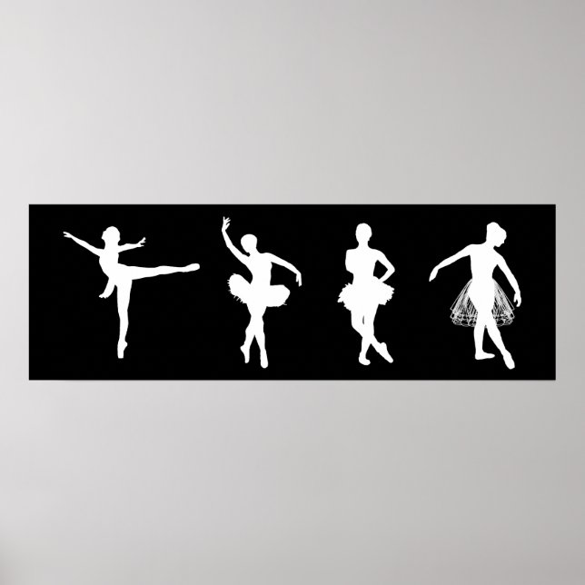 Black and White Ballet Poster (Front)