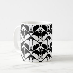 Black and White Batty Coffee Mug