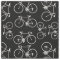 Black and white bicycle pattern