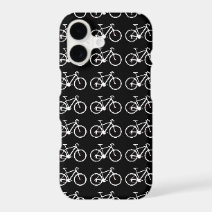black and white bicycles patterning