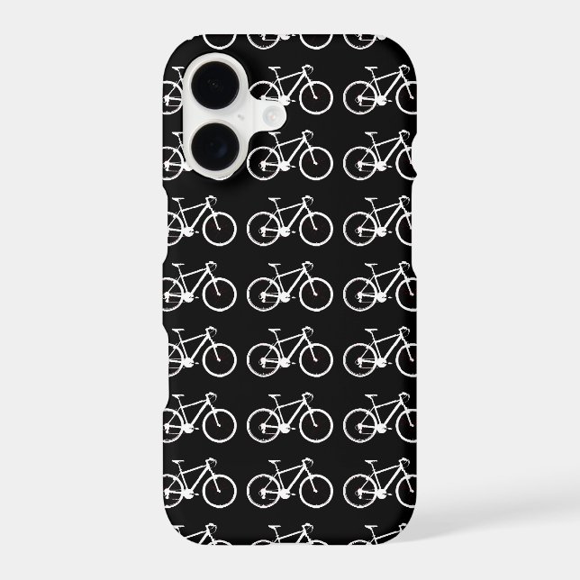 black and white bicycles patterning (Back)