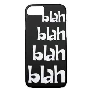 Black and White Blah   iPhone 7 case