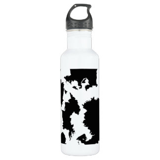 Black And White Blobs 710 Ml Water Bottle
