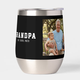 Black And White Bold Photo Grandpa Established
