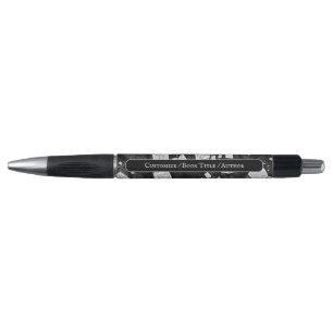 Black And White Books Background Promotional Pen