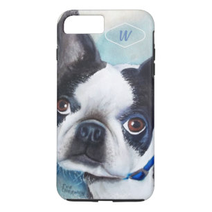 BLACK AND WHITE BOSTON TERRIER Case-Mate iPhone CASE