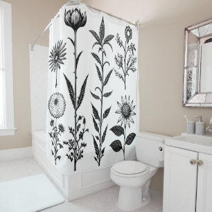 Black and White Botanicals