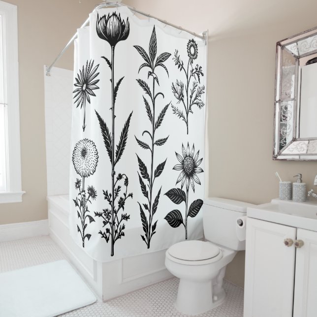 Black and White Botanicals (In Situ)