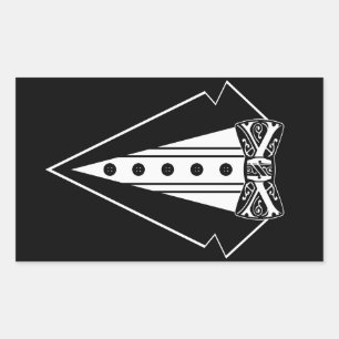 Black and White Bow Tie with Tux Sticker