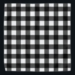 Black and White Buffalo Check Bandana<br><div class="desc">This cute bandana is the perfect accessory for you,  your child or your favourite dog.</div>