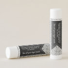 Black and White Business Marketing Lip Balms