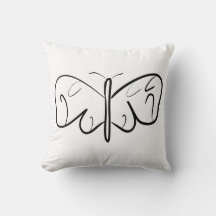 black and white butterfly